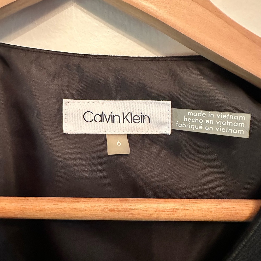 Calvin Klein Black Leather Patchwork Jacket - image 3